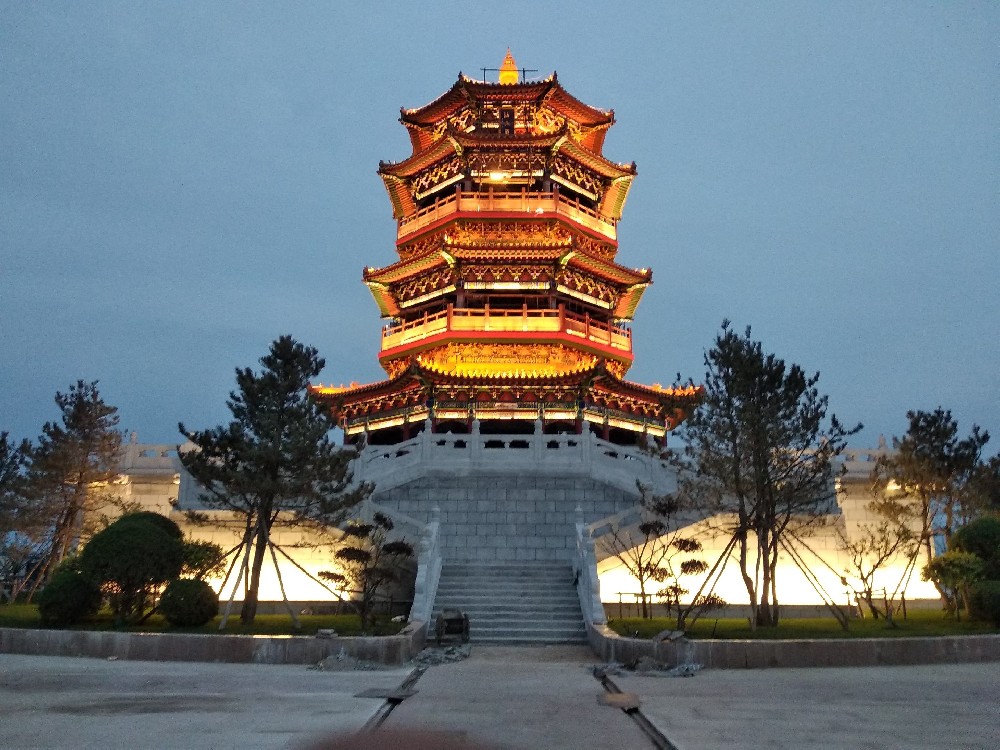 辽宁滨海广场景观亮化